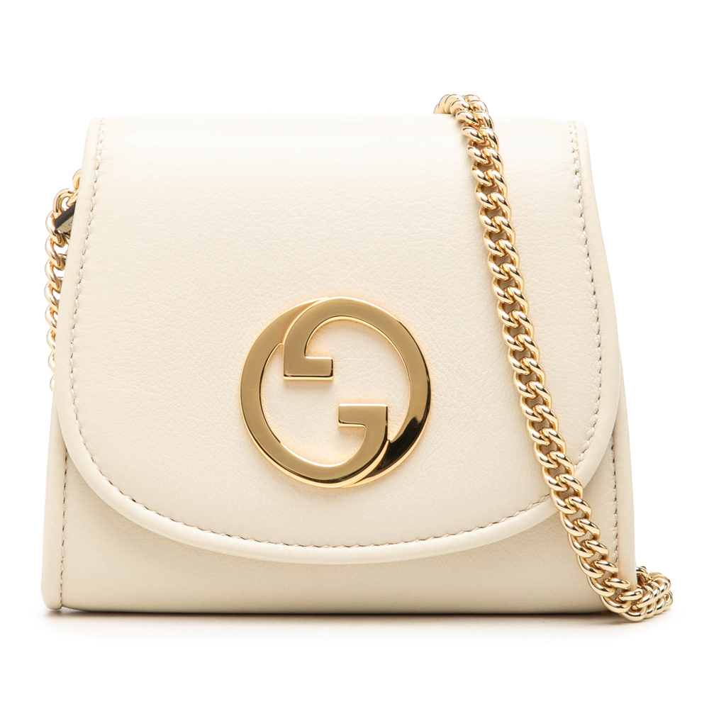 Pre-Loved Gucci Medium Calfskin Blondie Wallet on Chain
